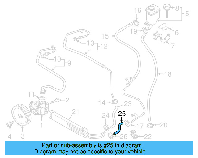 Outlet Hose 7P6-422-895-D - View 6