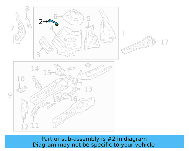 Apron Assembly Bracket 5QA-121-409 - View 6