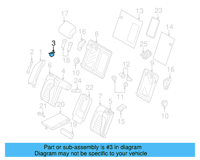 Belt Guide 3C0-857-827-A-9B9 - View 3