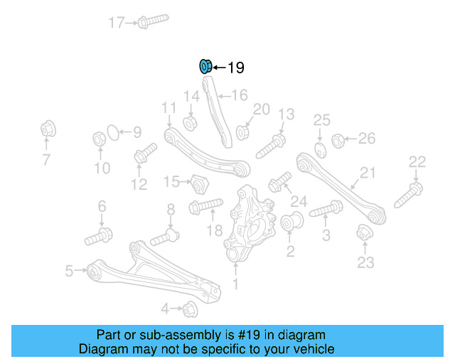 Gear Assembly Mount Bolt N-105-524-02 - View 103