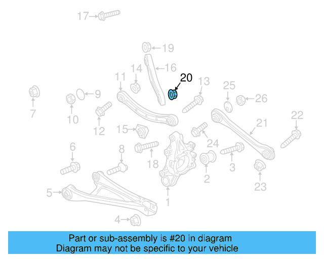 Gear Assembly Mount Bolt N-105-524-02 - View 112