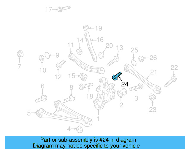 Track Bar Adjust Bolt WHT-001-834 - View 5