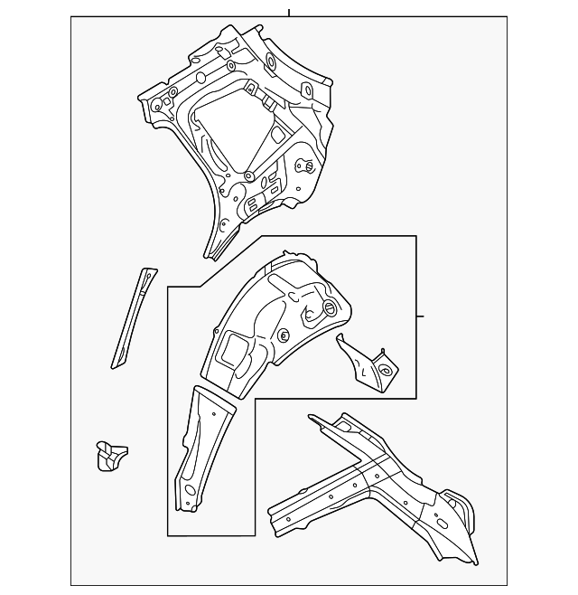 Inner Panel Assembly 2GJ-809-401