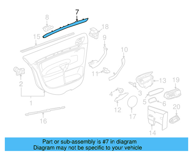 Trim Molding 1K4-867-449-3AT - View 4