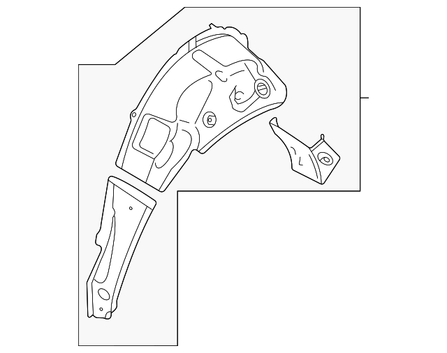 Outer Wheelhouse 2GJ-809-410 - View 3