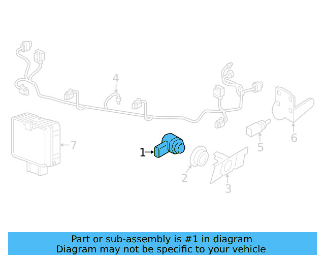 Sensor (Unpainted) 5q0919275cgru - View 37