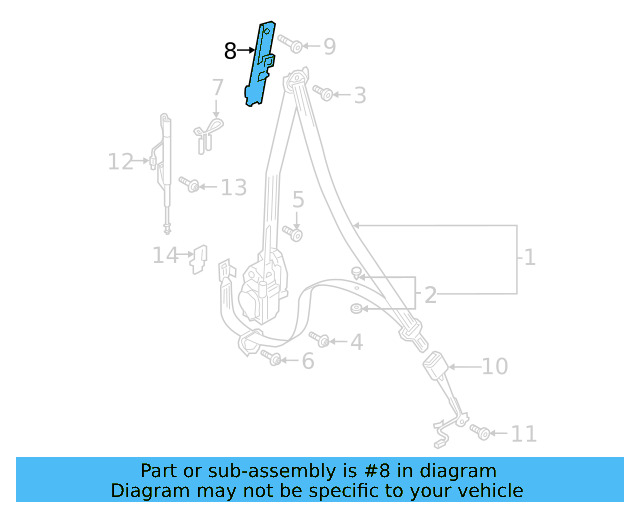 Height Adjuster 4M0-857-819 - View 6
