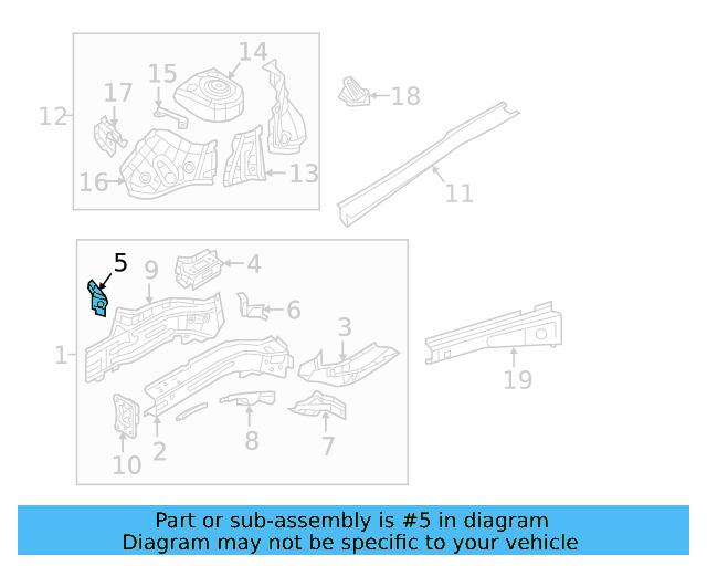 Bracket 5QA-805-758 - View 6
