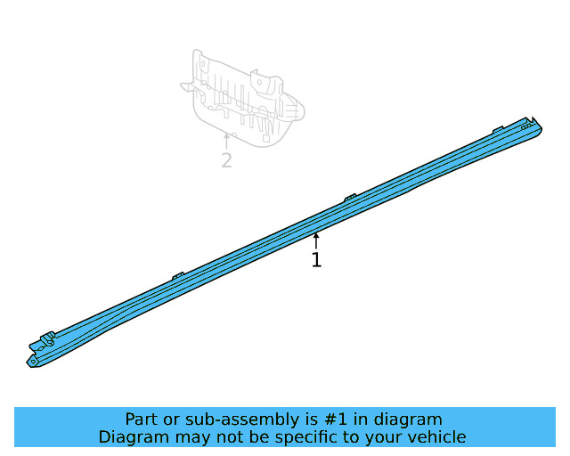 Rocker Molding 11K-853-856-9B9