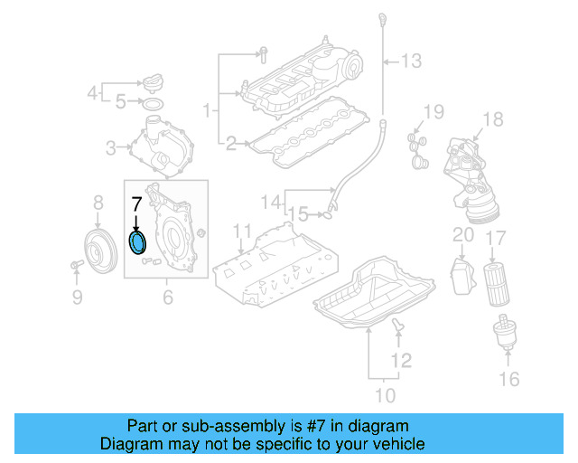 Engine Timing Cover Gasket N-900-411-02 - View 15