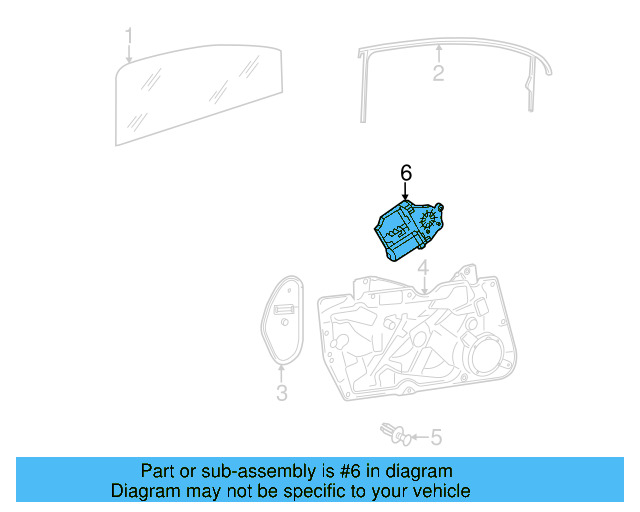 Window Motor 5K0959702EZ0G - View 4