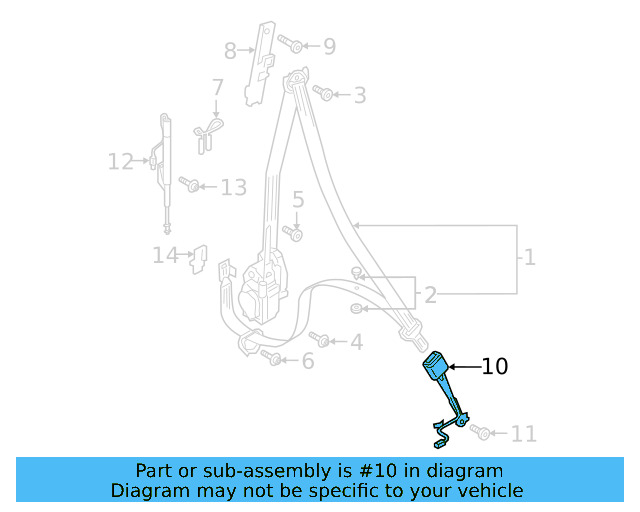 Buckle End 3G8-857-755-C-JDA - View 3