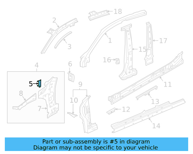 Corner Reinforced 5Q0-802-551-B - View 5