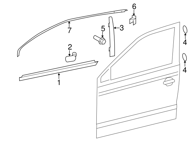 Applique Screw N-908-868-02 - View 2