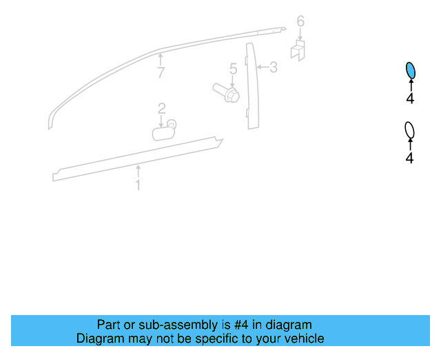 Applique Fastener 1K0-837-963-A - View 2