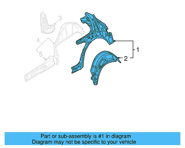 Inner Panel 5K3-809-403-A - View 11