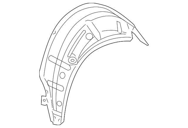 Outer Wheelhouse 1K6-809-412-B - View 5