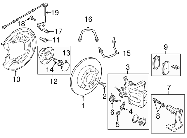 Brake Pads Rear 5C0-698-451-D - View 4