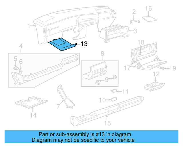 Fuse Box Cover 1HM-863-081-B-01C - View 5