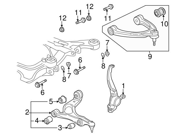 Stabilizer Link Lock Nut N-102-861-10 - View 5