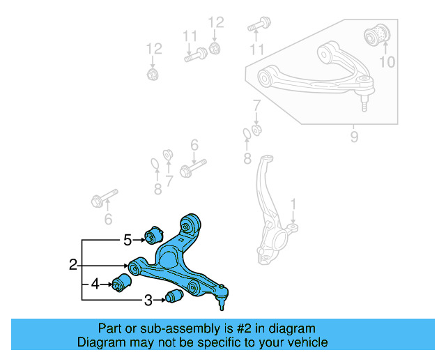 Lower Control Arm 7P0-407-151-E