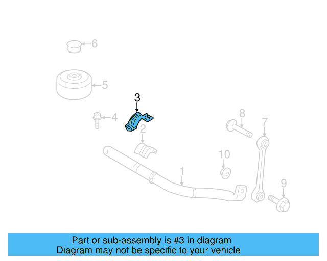Bracket 7L0-411-063-B - View 4