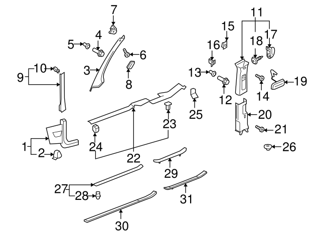 Body B 4A0-867-276-A - View 118