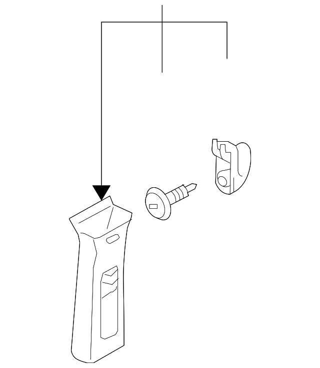 Lower Center Pillar Trim 1K4-867-297-F-71N