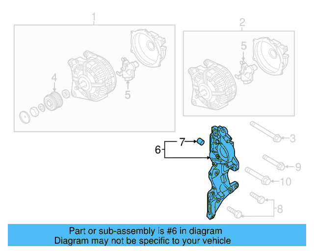 Alternator Bracket 04L-903-141-B - View 15