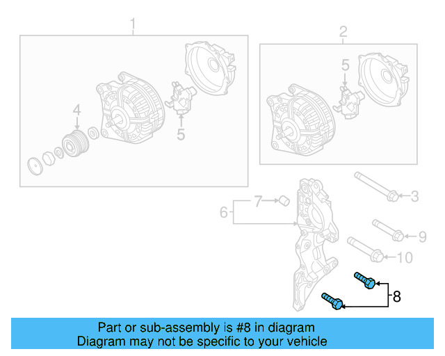 Motor Mount Bolt N-106-296-01 - View 14