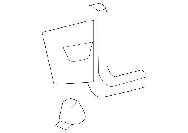 Cowl Trim 1K1-863-484-B-3U6 - View 2