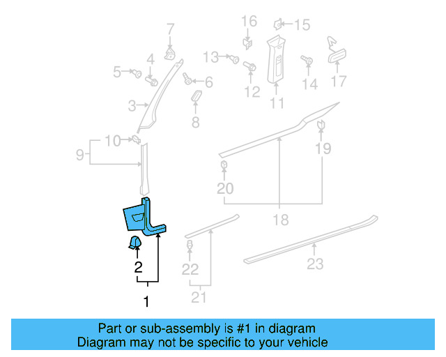 Kick Panel Trim 1K1-863-483-A-31X