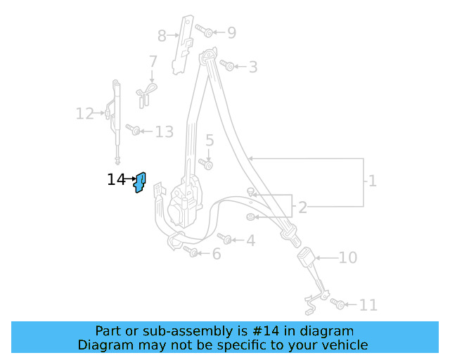 Belt Tensioner Insert 5G4-857-177 - View 3