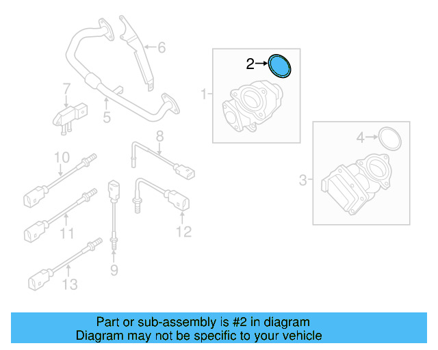 Converter & Pipe Gasket 1K0-253-115-AE - View 31