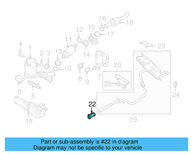Muffler & Pipe Clamp 1K0-253-141-H - View 81