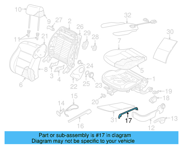 Channel Cover 1J0-881-347-D-71N - View 19