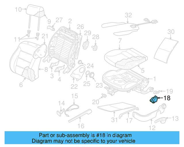 Height Adjuster 1J0-881-054-D - View 25