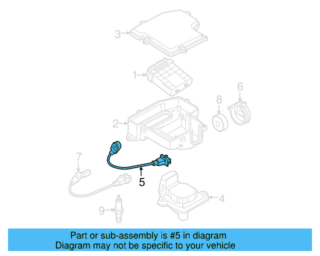 Knock Sensor 06C-905-377 - View 8