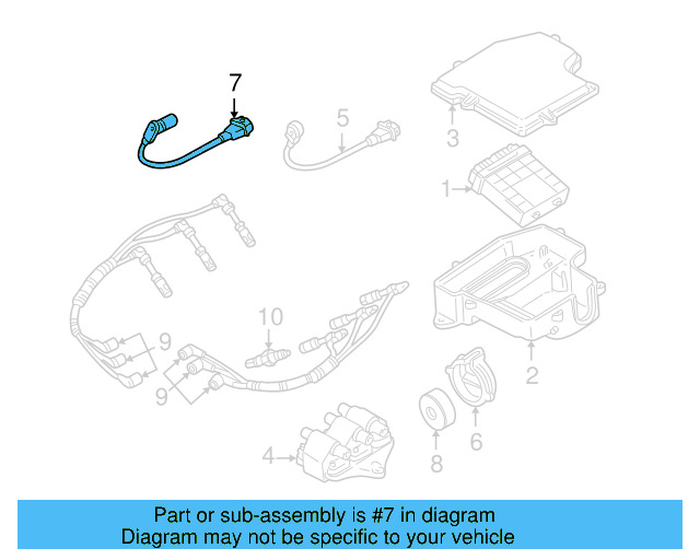 Crankshaft Position Sensor 038-907-319-E