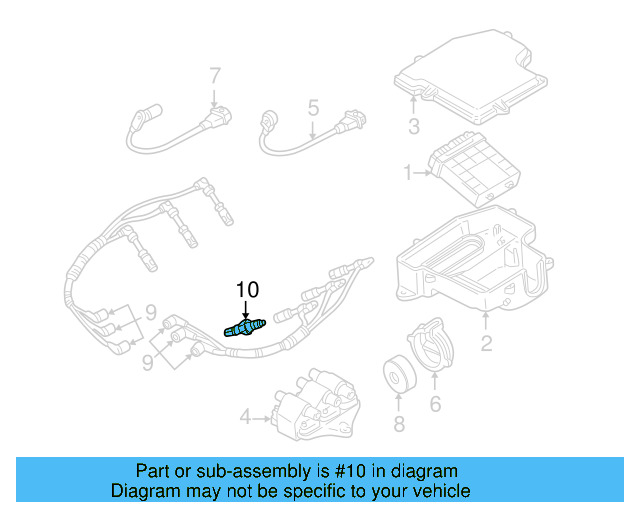 Spark Plug 101-000-063-AA - View 15