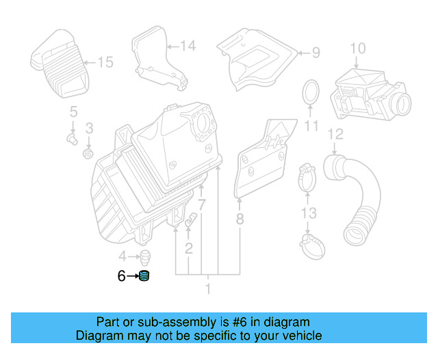 Air Cleaner Assembly Plug 4A0-129-697 - View 8