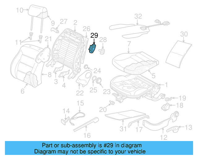 Release Lever Bezel 6R3-881-607-U71