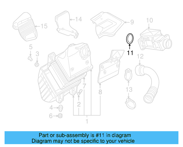 Intake Hose 058-133-356-L - View 11