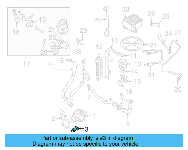 Bracket Buffer 06A-133-567-F - View 16