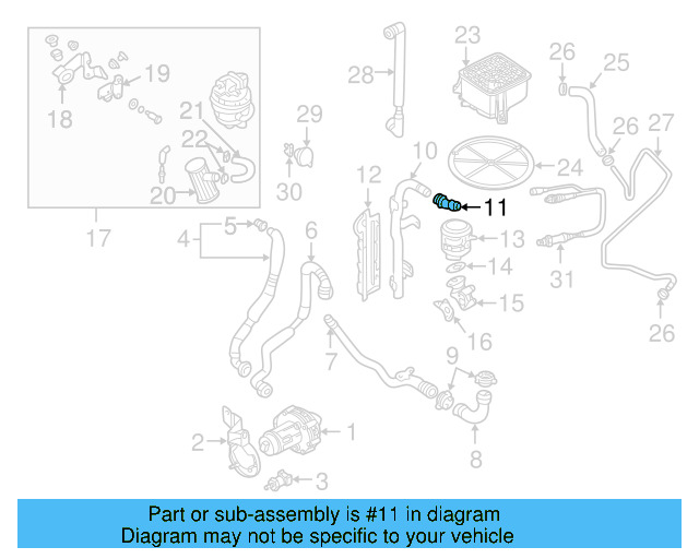 Bracket Buffer 06A-133-567-F - View 5