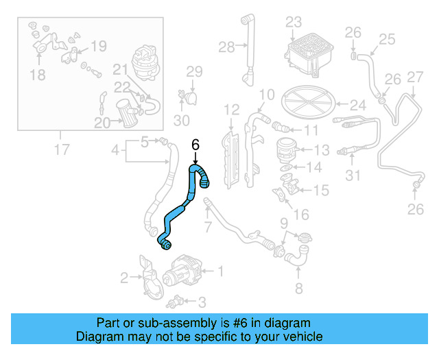 Connector Hose 3B0-131-149-F - View 5