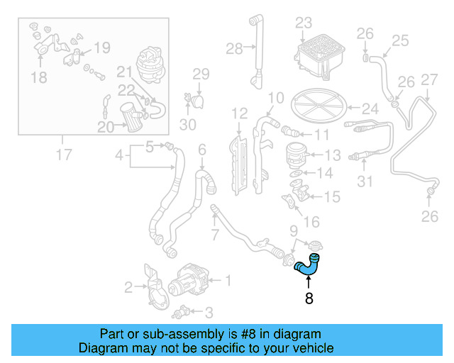 Connector Pipe 058-133-817-H - View 10
