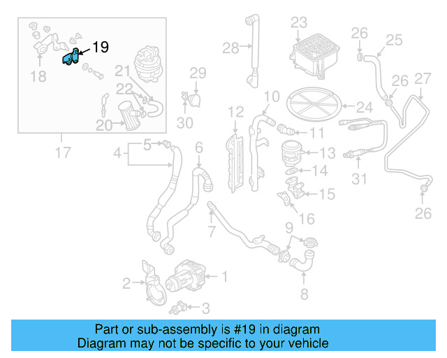 Pump Lower Bracket 3B0-201-827-A - View 2