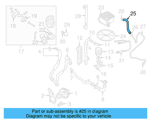 Pressure Hose 8D0-133-784 - View 13