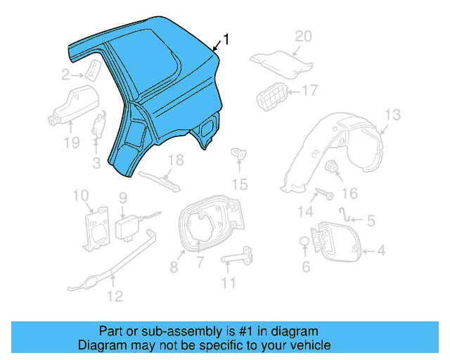 Quarter Panel 7L6-809-844-A